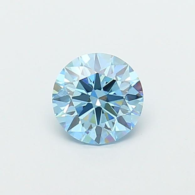 1.10 Ct. Fancy Vivid  Blue Round Lab Grown Diamond