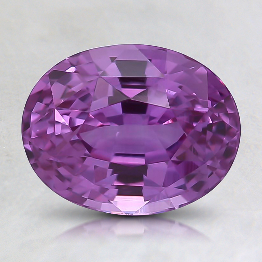 7.5x5.7mm Premium Pink Oval Sapphire