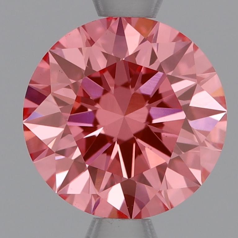 1.04 Ct. Fancy Vivid Pink Round Lab Grown Diamond