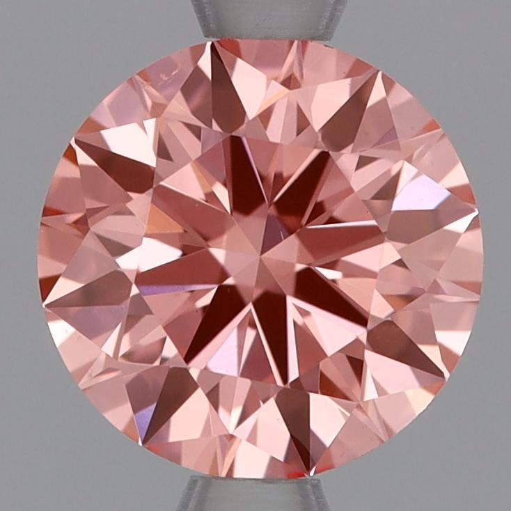 1.03 Ct. Fancy Vivid Pink Round Lab Grown Diamond