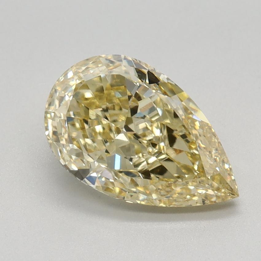 1.60 Ct. Fancy Intense Yellow Pear Lab Grown Diamond