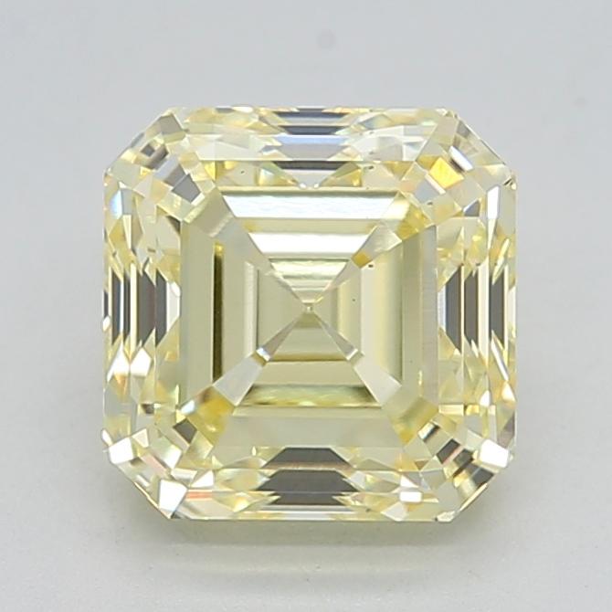 2.06 Ct. Fancy Yellow Asscher Lab Grown Diamond
