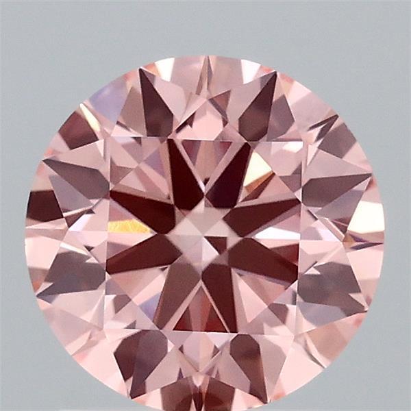 1.47 Ct. Fancy Vivid Pink Round Lab Grown Diamond