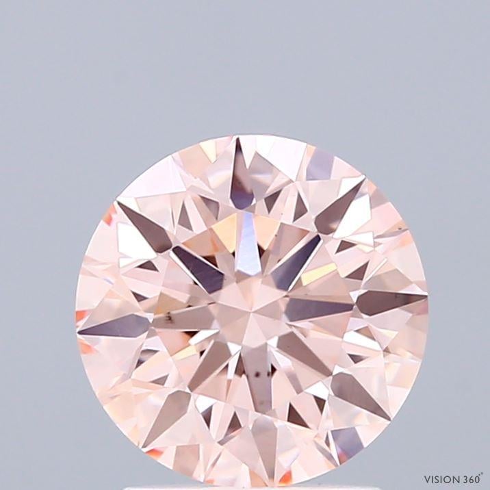 1.99 Ct. Fancy Intense Pink Round Lab Grown Diamond