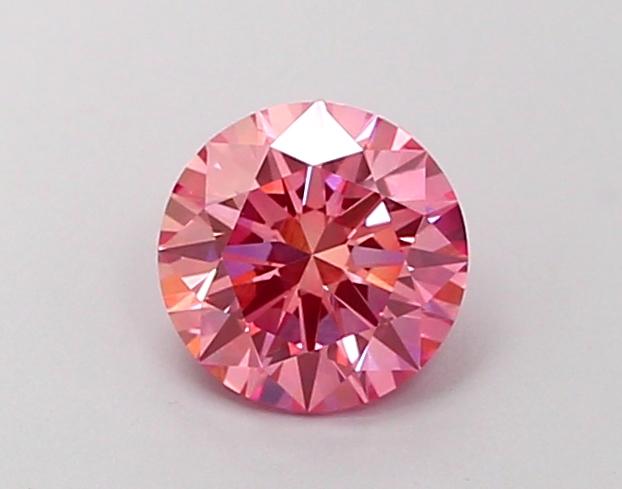 1.01 Ct. Fancy Vivid Pink Round Lab Grown Diamond