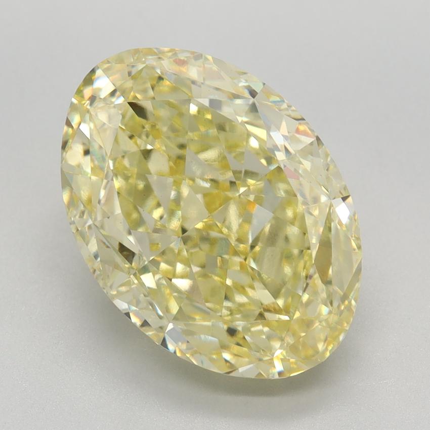 5.80 Ct. Fancy Intense Yellow Oval Lab Grown Diamond