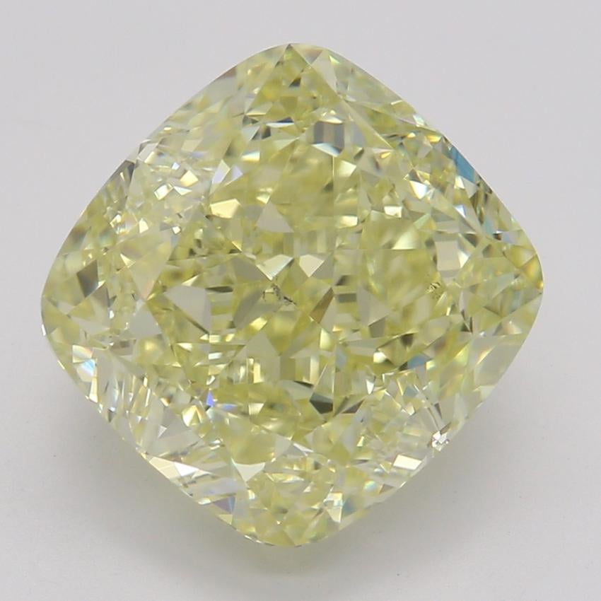 3.32 Ct. Fancy Yellow Cushion Diamond