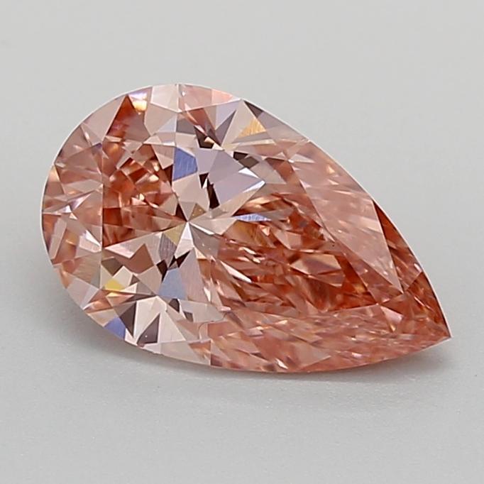 1.99 Ct. Fancy Vivid  Pink Pear Lab Grown Diamond