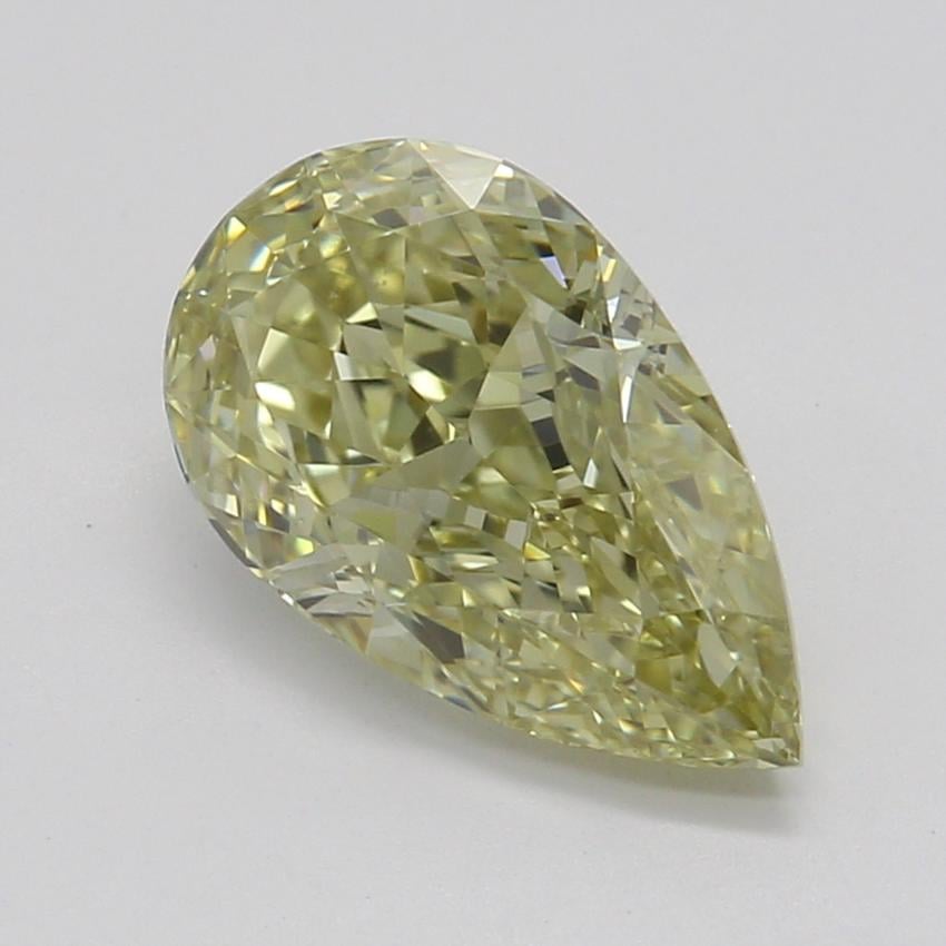 1.01 Ct. Fancy Brownish Greenish Yellow Pear Diamond