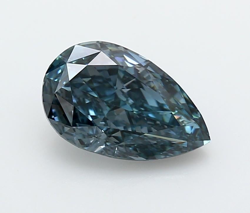 2.05 Ct. Fancy Vivid  Blue Pear Lab Grown Diamond
