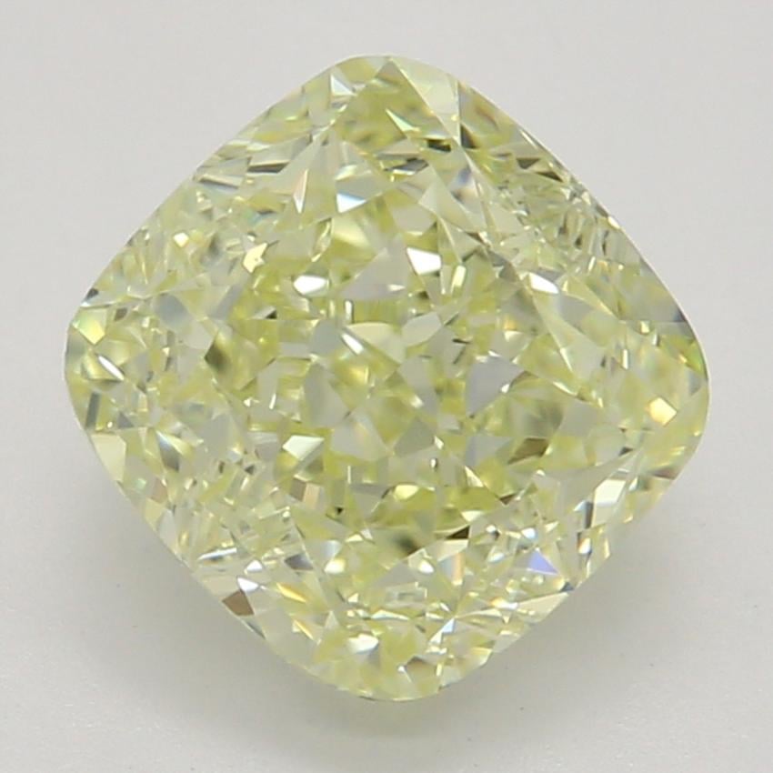 1.18 Ct. Fancy Light Yellow Cushion Diamond