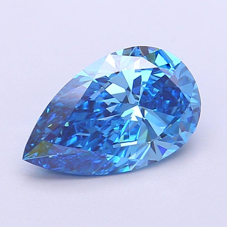 2.05 Ct. Fancy Vivid  Blue Pear Lab Grown Diamond