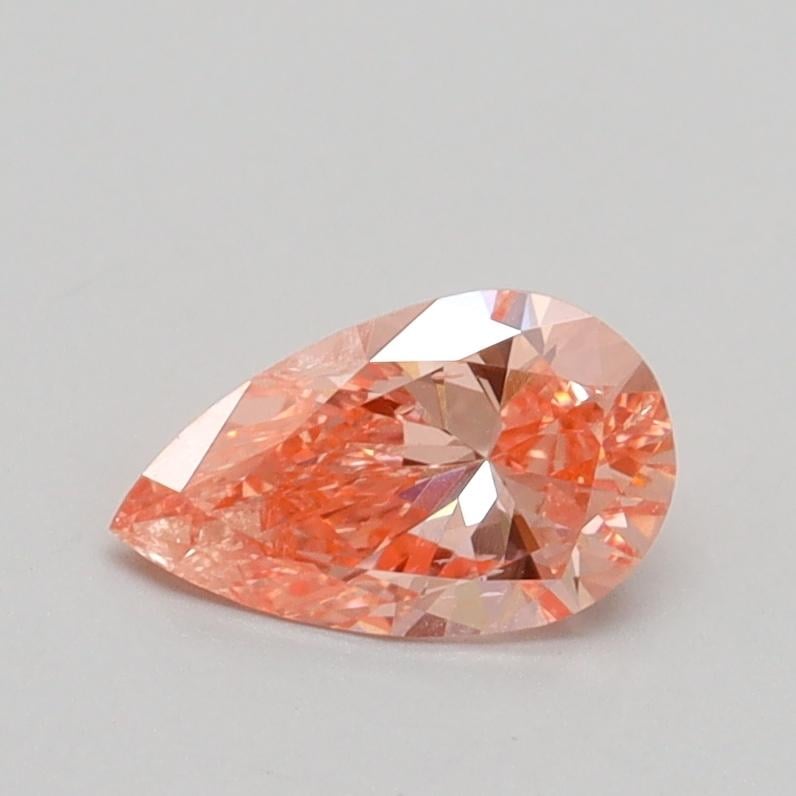 0.57 Ct. Fancy Intense Pink Pear Lab Grown Diamond