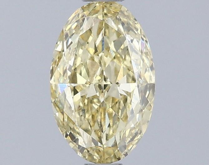 1.00 Ct. Fancy Yellow Oval Lab Grown Diamond