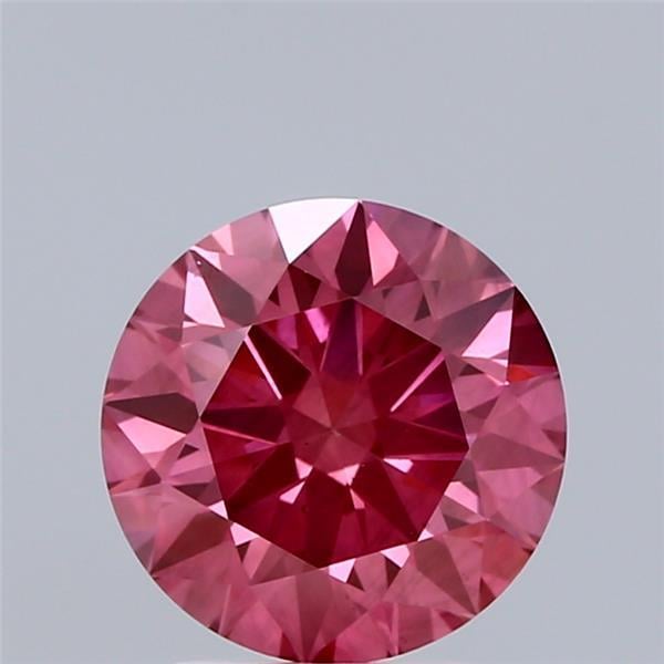2.07 Ct. Fancy Vivid Pink Round Lab Grown Diamond