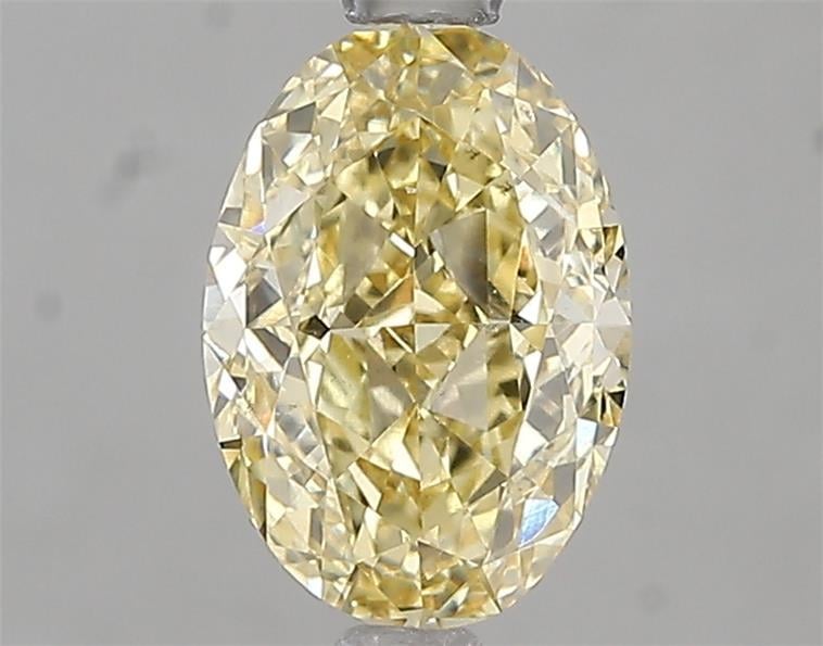 1.59 Ct. Fancy Intense Yellow Oval Lab Grown Diamond