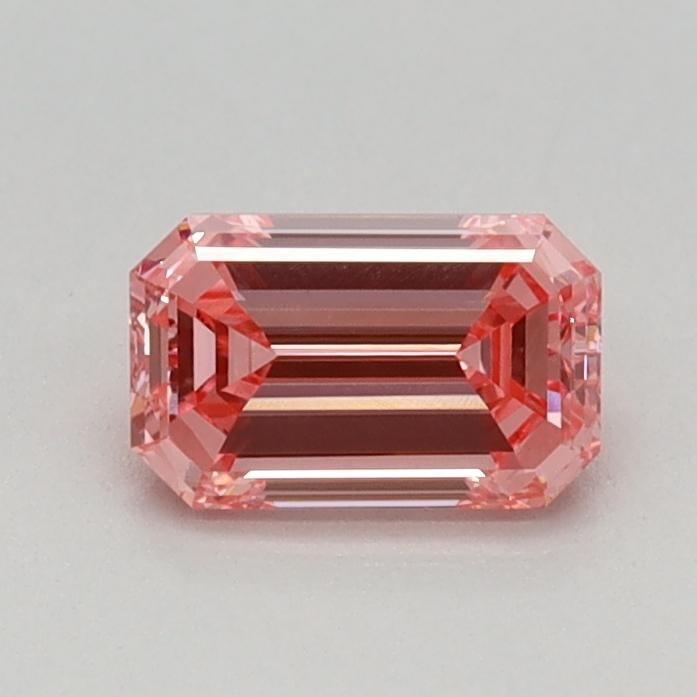 0.48 Ct. Fancy Vivid Pink Emerald Lab Grown Diamond