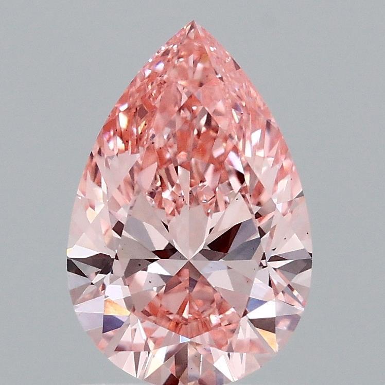 1.51 Ct. Fancy Vivid Pink Pear Lab Grown Diamond