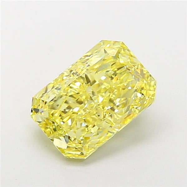 3.52 Ct. Fancy Intense Yellow Radiant Lab Grown Diamond