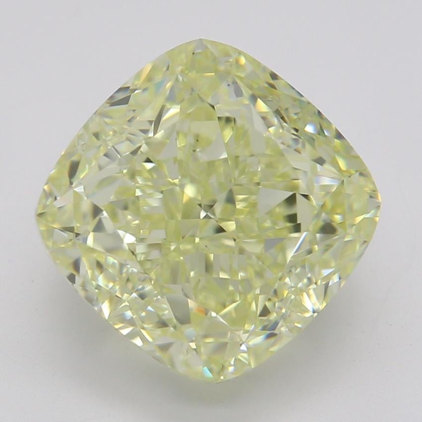 3.26 Ct. Fancy Light Yellow Cushion Diamond