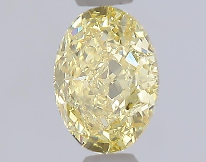 1.03 Ct. Fancy Intense  Yellow Oval Lab Grown Diamond