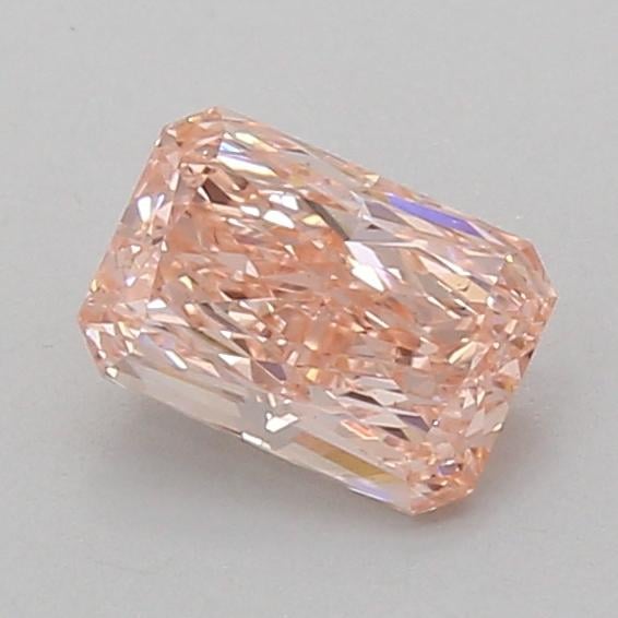 0.95 Ct. Fancy Vivid Pink Radiant Lab Grown Diamond