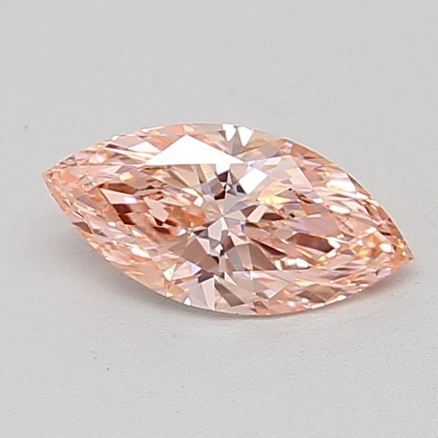 0.76 Ct. Intense  Pink Marquise Lab Grown Diamond