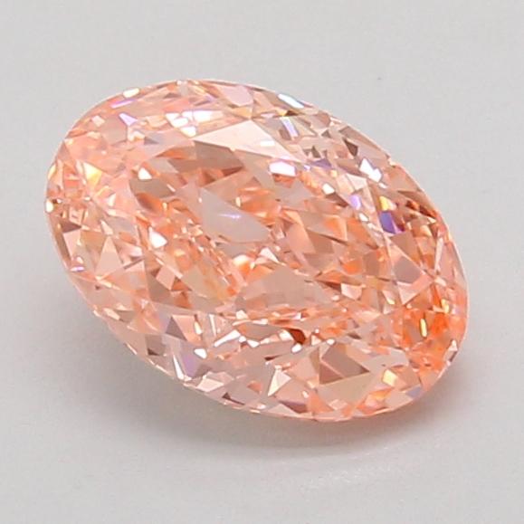 1.50 Ct. Fancy Vivid Pink Oval Lab Grown Diamond