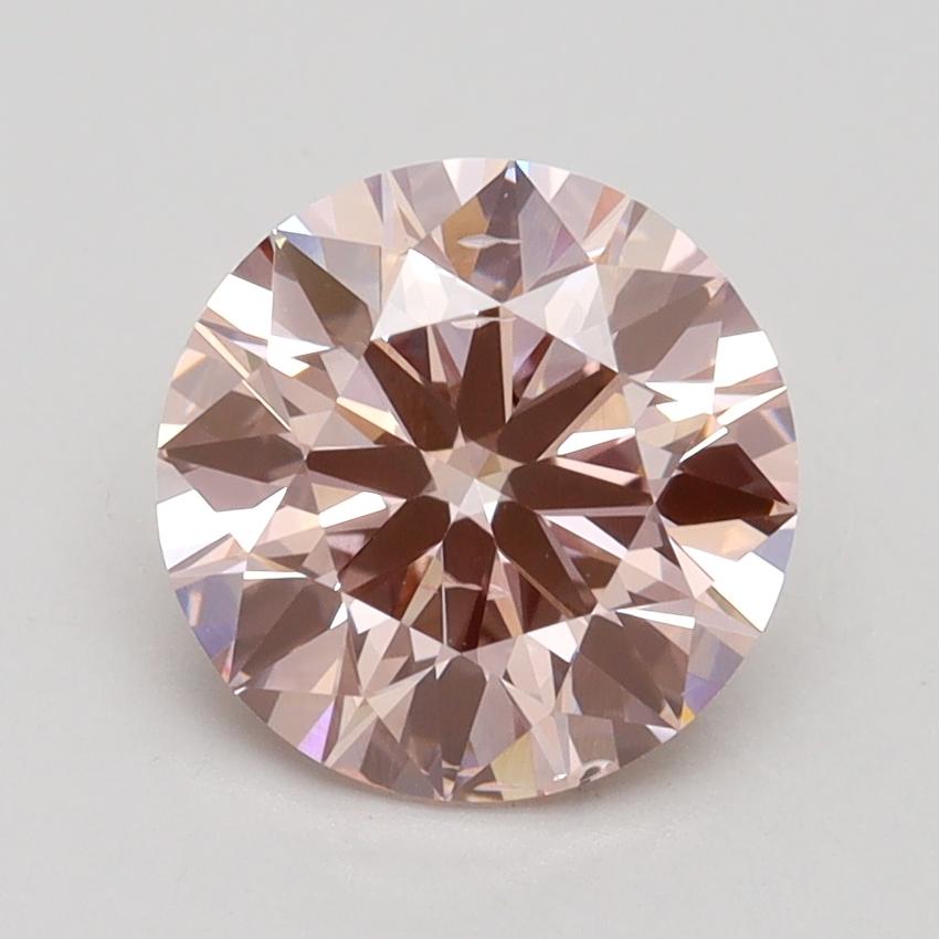 2.00 Ct. Fancy Light Pink Round Lab Grown Diamond