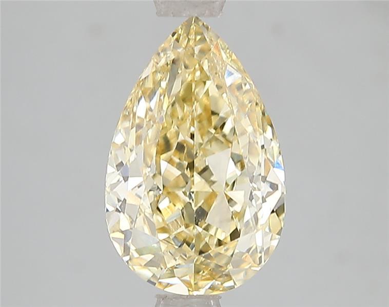 2.55 Ct. Fancy Intense Yellow Pear Lab Grown Diamond