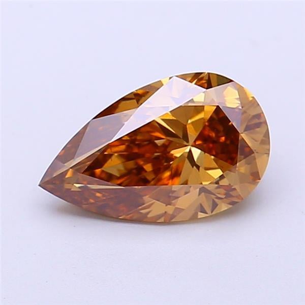 1.33 Ct. Fancy Brown Pear Lab Grown Diamond