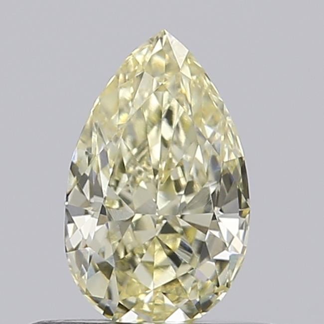 0.51 Ct. Fancy Light Yellow Pear Lab Grown Diamond