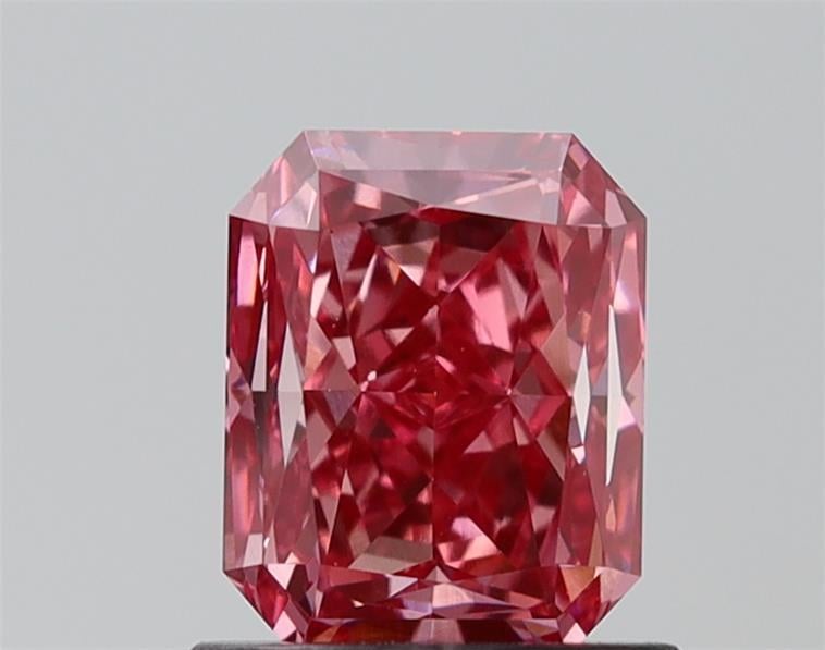 1.14 Ct. Fancy Vivid Pink Radiant Lab Grown Diamond
