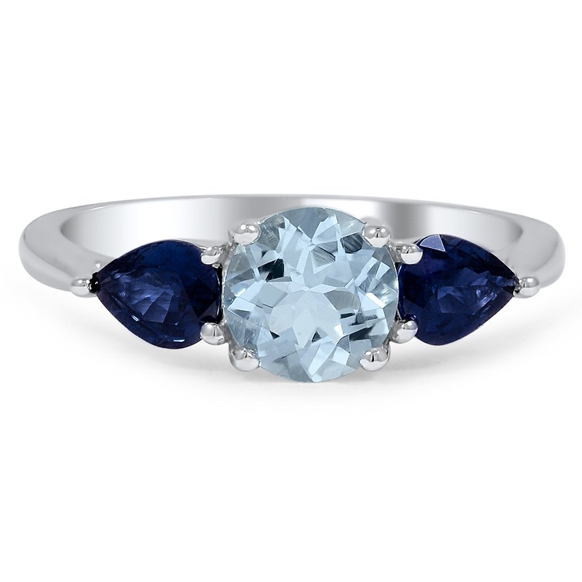 Modern Aquamarine Vintage Ring