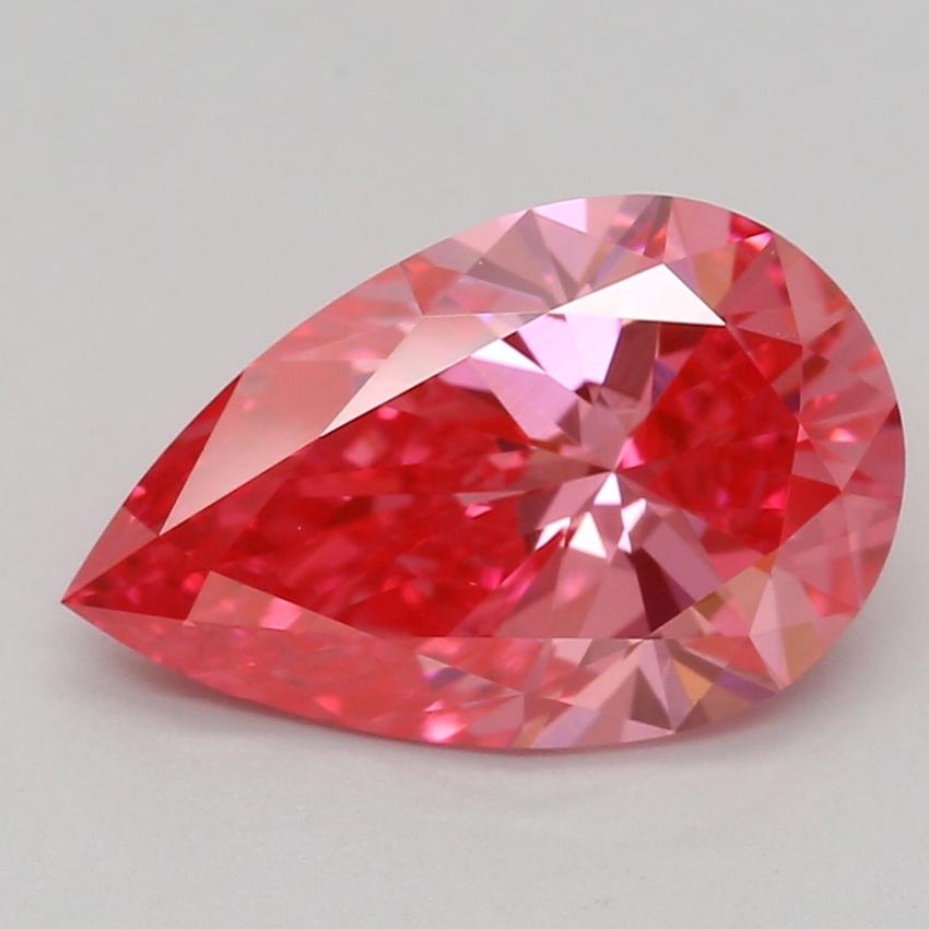 1.54 Ct. Fancy Vivid Pink Pear Lab Grown Diamond