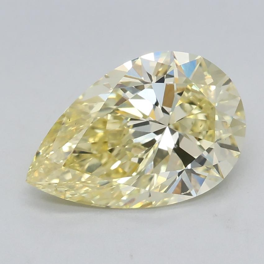 1.57 Ct. Fancy Yellow Pear Lab Grown Diamond