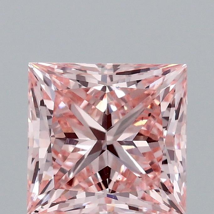2.04 Ct. Fancy Intense Pink Princess Lab Grown Diamond