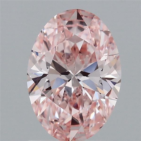 1.45 Ct. Fancy Intense Pink Oval Lab Grown Diamond
