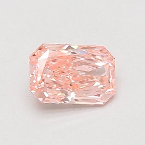 0.58 Ct. Fancy Vivid Pink Radiant Lab Grown Diamond