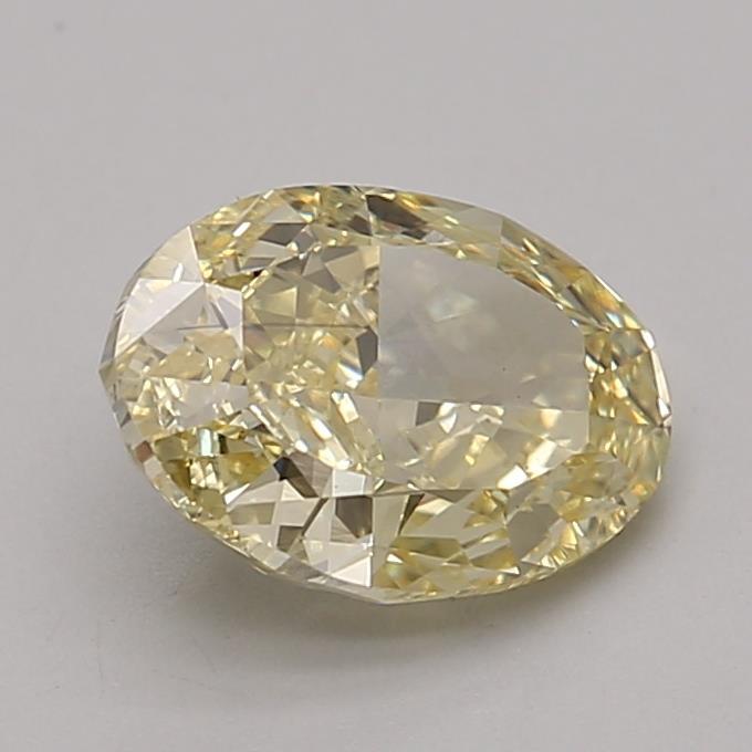 1.52 Ct. Fancy Intense Yellow Oval Lab Grown Diamond