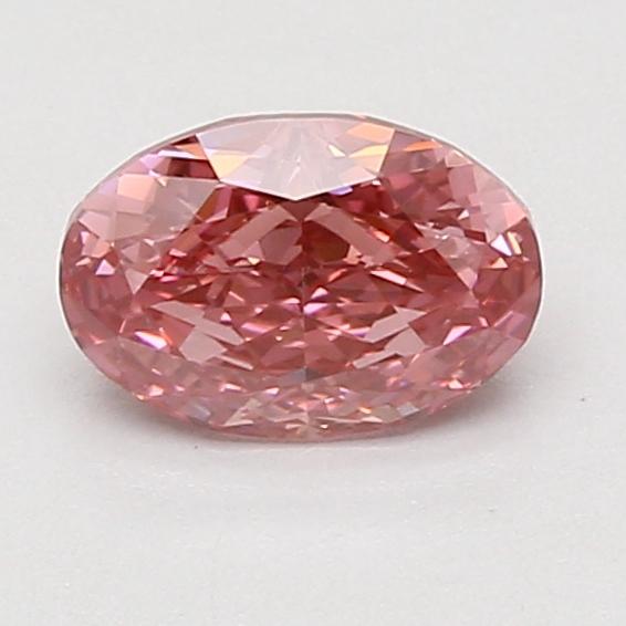 1.04 Ct. Fancy Vivid Pink Oval Lab Grown Diamond