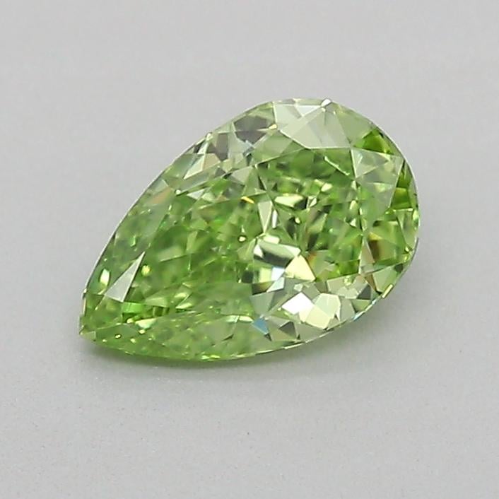0.31 Ct. Fancy Vivid  Green Pear Lab Grown Diamond