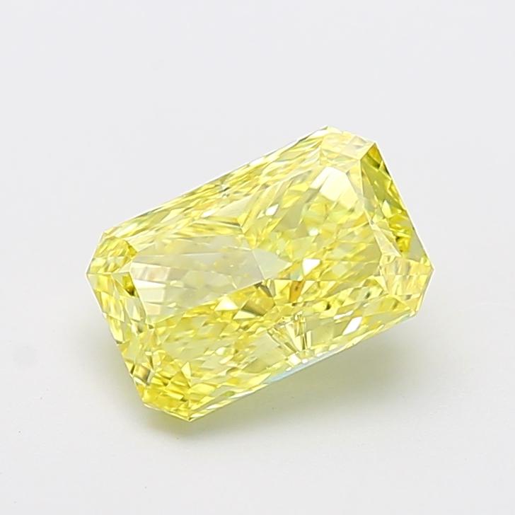 2.60 Ct. Fancy Vivid Yellow Radiant Lab Grown Diamond