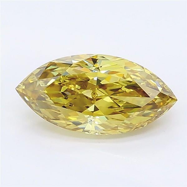 1.15 Ct. Fancy Intense Yellow Marquise Lab Grown Diamond