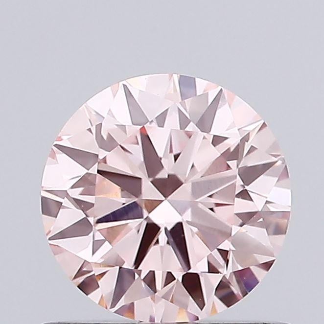 0.73 Ct. Fancy Intense Pink Round Lab Grown Diamond