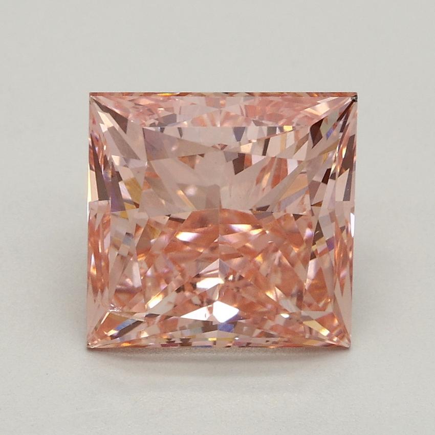 3.15 Ct. Fancy Intense Pink Princess Lab Grown Diamond