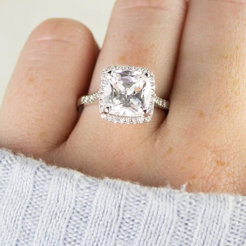Platinum Odessa Diamond Ring (1/5 ct. tw.), large additional view 3