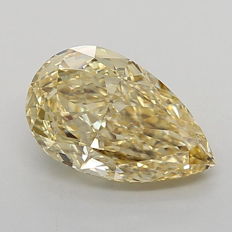 1.96 Ct. Fancy Intense  Yellow Pear Lab Grown Diamond