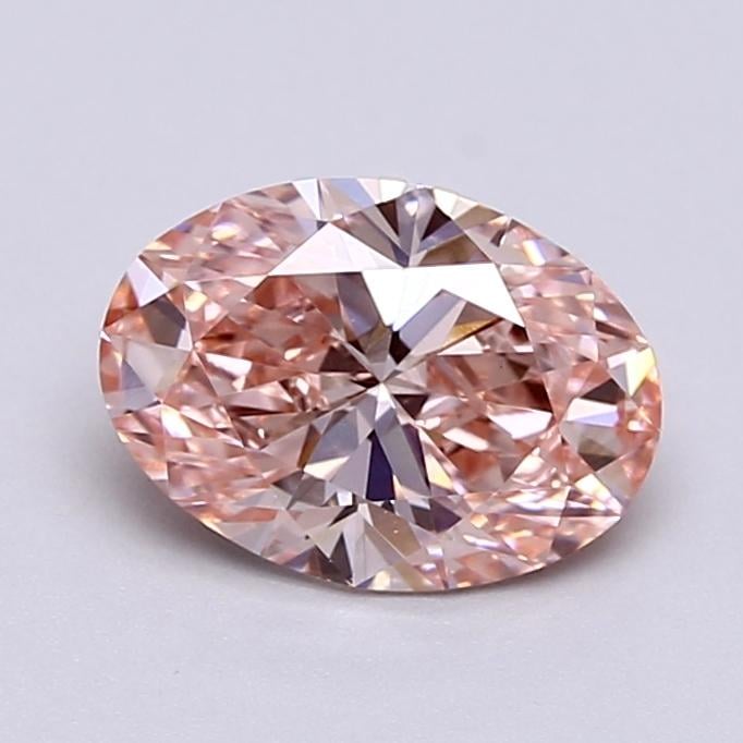 1.90 Ct. Fancy Vivid  Pink Oval Lab Grown Diamond