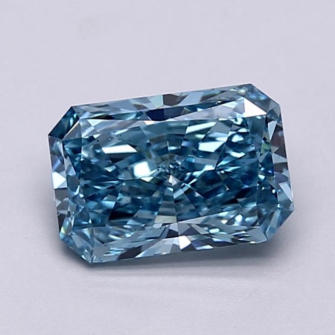 1.90 Ct. Fancy Vivid  Blue Radiant Lab Grown Diamond